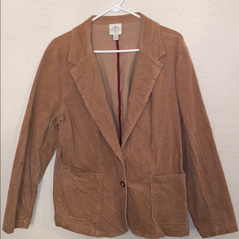 St. John's Bay Womens Classic Fit Corduroy Blazer